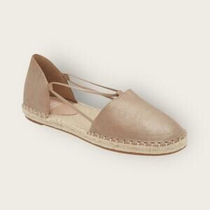 NWOB | Eileen Fisher | Lee Espadrille Flats | Platinum | Size 6